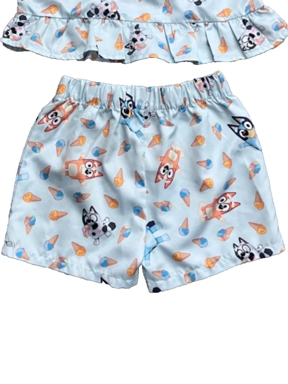 Bluey Bingo Matching Family Tank Top & Shorts Outfit Set Size 3T